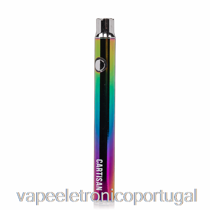 Vape Eletrônico Cartisan Botão Vv 400 510 Bateria Arco-íris